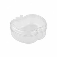 Fruit-Shaped Box Versatile Transparent Box Compact Small Organizer Container for Workbench, Craft Room, Desk Drawer