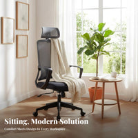 Highspine support Reclining Mesh Chair Ergonomic Design Gaming Seat Support