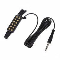 Easy Installation Acoustic Guitar Soundhole Pickup No-Drill Guitar Pickup for Guitarists, Musicians