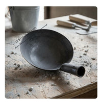 Ladle Head with Hanging Hole Industrial-Style Iron Ladle Head for Farmer, Farm, Construction Site
