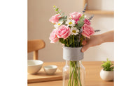 3 Pieces Multi-Hole Flower Stem Holder Upright Flower Frog Neat Floral Arranger Stable for Florists, Hobbyists, Vase, Table Displays