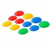 Balance Stepping Stones Textured Balance Stepping Stone Toy Low-Profile Lightweight for Children, Playroom, Kindergarten