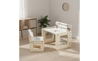 Ergonomic Design Kids Building Block Table Rounded Corners Adjustable Building Block Table Easy to Clean Childrens Drawing Writing Desk Reversible Tabletop for Toddlers, Preschoolers, Kindergarten, Playroom, Daycare