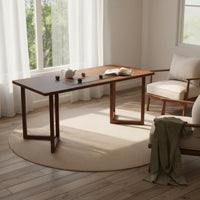 Wood Tea Table Set Balcony Friendly Wood Tea Table and Chair Space-Saving Saving for Living Room, Small Apartment