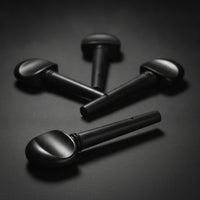 4 Pieces Cello Tuning Pegs with Pre-Drilled Holes Full-Size Ebonys Cello Pegs  Parts for Luthier