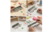 DIY Tool Kit with Pointed Implement Tool Transparent Aluminum Rack with Acrylic Plate Heavy-Duty for Crafters, Hobbyists