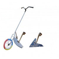 Wheel Hoe Lightweight Uprooting Hoe Curved Handlebar for Field