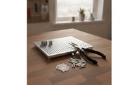 Wire Wrapping Board Beginner-Friendly Wire Wrapping Board with Pliers Jewelry Making Tool with Metal Pegs for Crafters