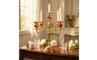 Five-Arm Candelabra Elegant Candlestick Stable for Dining Tables, Event Planners