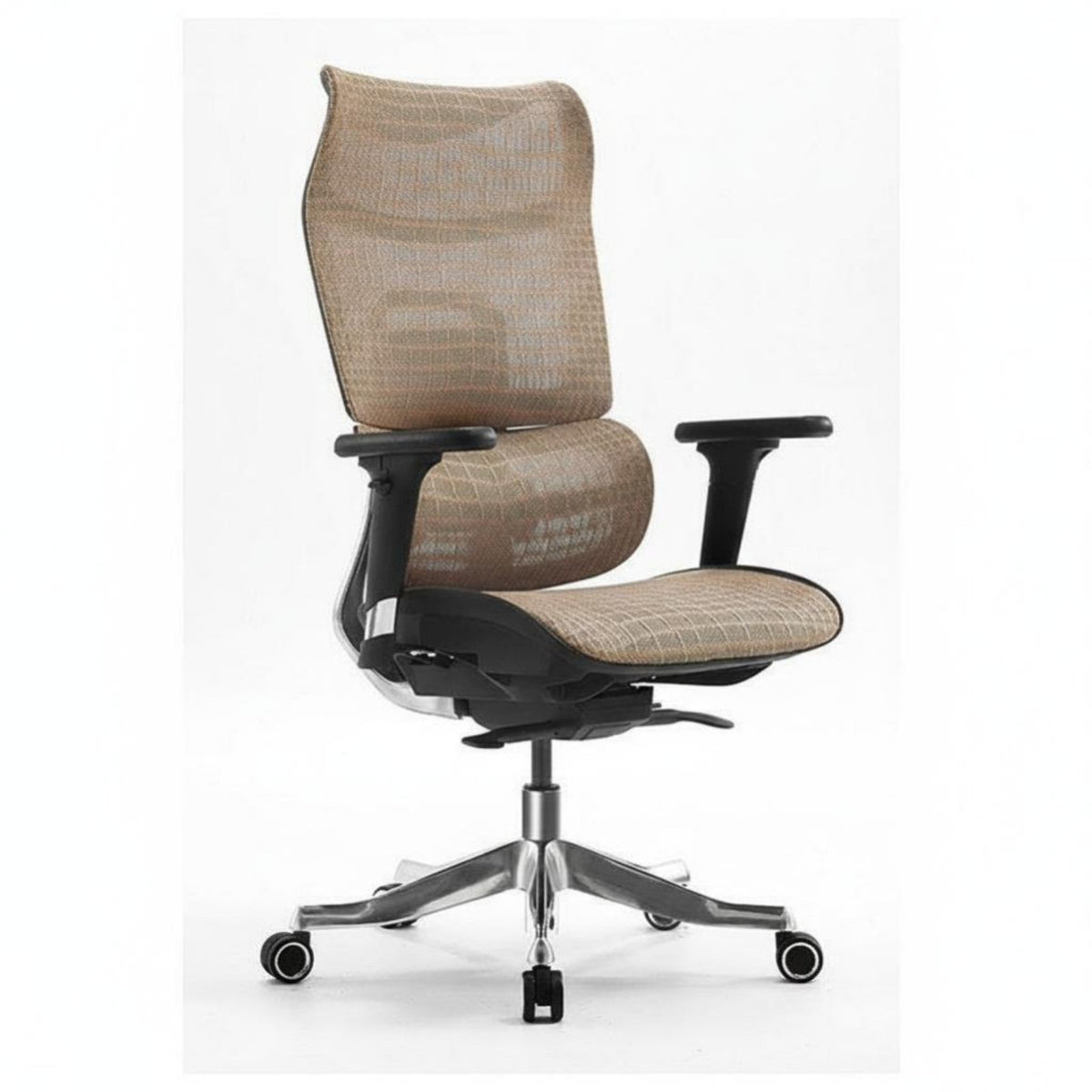 Ergonomic Mesh Chair with Leg Rest Support Highspine Ergonomic Chair Quiet Rolling Casters robust Duty for Remote Workers