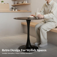 Pedestal Table with Backrest Seating Easy to Clean restaurant Set for Milk Tea Shops