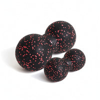 2 Pieces Peanut-Shaped Massage Ball Textured Peanut Massage Ball Hard Firm for Athletes, Home Gym, Stretching Studio