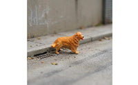 1/64 Scale Dog Figurine Fine Workmanship Mini Dog Model 3D Printed