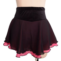 福诺定做女童成人花样滑冰服表演比赛考级短裙skating skirt8