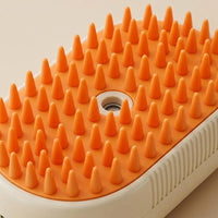 Cat Brush and Pet Hair Remover with Water Tank for Dog Grooming, Silicone Dog Brush with Ergonomic Handle and Cat Comb, Includes 20ml Essence