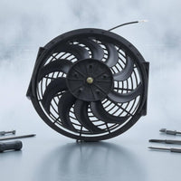 Car Air Conditioning Fan Mounting Holes Car Cooling System Component Fan Vehicle Part Wired Lead Round Frame