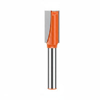Bottom Cleaning Router Bit Orange Coated Slot Cutting Router Bit Tool Accessory Clean Cuts