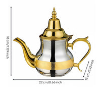Middle Eastern Teapot Sturdy Arabic Coffee Pot Heat-Resistant for Guest Hosting