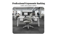 Ergonomic Computer Chair with Wheels Compact Size Mid-Back-Back-Back Swivel
