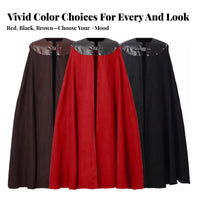 Medieval knight's Cloak Full Length Cape Sleeveless Design for LARP Participants