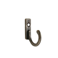 Antique Alloy Mini Wall Hooks, Single Row, Single Hole, Set of 10