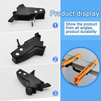 DW7231 Miter Saw Mounting Bracket Clamp Compatible with Dewalt Heavy-Duty Miter Saw Stand