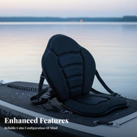 Stand-up Paddleboard Seat Padded Spine Support Paddle Board Seat Detachable Stand-up Paddleboard Backrest Foldable Design