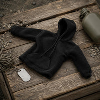 1:6 Scale Figure Hoodie Fleece-Like Pullover Hoodie Soft-Textured Surface Mini Sweatshirt Loose Fit