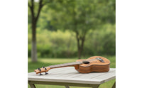 Ukulele Bass with Slotted Headstock 4-String Bass Ukulele Beginner-Friendly Instrument for Beginners