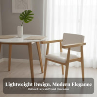 Rounded spinerest Chair Space-Saving archedd spinerest Side Chair Easy Assembly