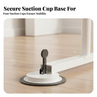 Non-Slip Suction Cups Adjustable Height Ballet Barre Stable Base Freestanding Ballet Barre Easy Assembly Freestanding Dance Bar Heavy Duty for Children, Dancers, Adults