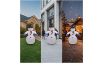 Christmas Inflatable Snowman Giant Snowman Yard Decor Outdoor Decoration Cheerful Festive