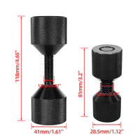 Aluminum 2-Hole Flange Alignment Pin Set, 1-1/8 Inch, Lightweight, for 6061