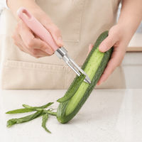 Multi-Purpose Kitchen Tool, Peeling Fruits and Vegetables with Julienne Function, Stainless Steel Blade, Ergonomic Non-Slip Grip