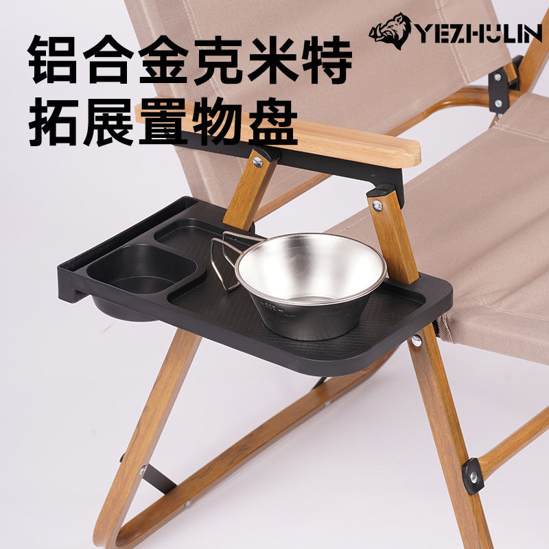 Outdoor Aluminum Kermit Chair Side Tray Cup Holder