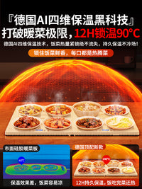 【整菜速热】暖菜板加热饭菜神器家用恒温垫电热保温板2025新款