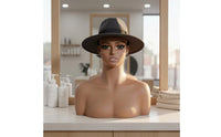 Lifelike Shoulder Mannequin Bust Defined Neckline Shoulder Bust Model Realistic Eyelashes Female Mannequin Head Red Lips for Photo Studio