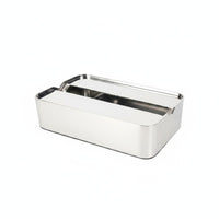 Metal Napkin Holder Sturdy Stainless Steel Tissue Box Minimalist Home Accessory for Hotel, Restaurant