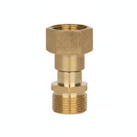 Heavy Duty High Pressure Hose Swivel Connector 360 Degree Rotating Hose Joint Leak-Unobstructed Connection Stainless Steel Male Female Adapter for DIY Enthusiasts