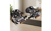 Adjustable Straps Toe Cage Pedals Side Reflectors Toe Cage Pedal Serrated Surface Strap Pedals Textured Grip