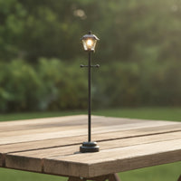 Miniature Lamp with Battery LED Dollhouse Street Lamp Convenient