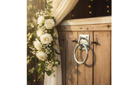 Stall Door Loop Square Plate Barn Door Handle Easy to Install for Gate