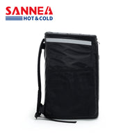 57L Insulated Backpack for Food Delivery, Waterproof Pizza Carrier with Compartments