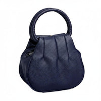 Portable Round Handbag Lightweight Small Top Handle Bag Compact Size Mini Crossbody Purse Casual Design for Women, Shopping, Travel