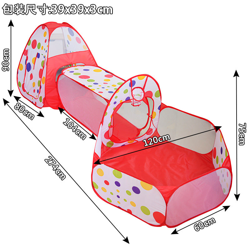 Red Flat Tunnel 3-pc