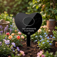 Sympathy Acrylic Memorial Stake Weatherproof Memorial Garden Stake Sturdy Marker Elegant for Grieving Families