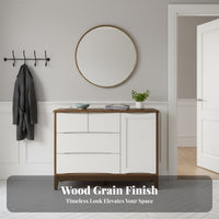 5-Drawer Chest Multi-Functional Storage Furniture adaptable Design Space-Saving for Apartment Dwellers, Remote Workers, Hallway