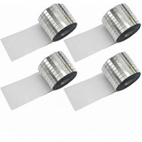 4 Rolls Mirror Sticker Roll Cut to Size Disco Ball Mosaic Stickers Multi-Purpose
