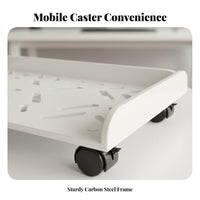 Rolling Computer case stand Space-Saving PC Stand sturdyDuty for Gaming Room