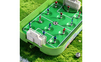 Football Game with Spring Participants Head-to-headPlayer Tabletop Football  -Paced Mini Foosball Table for Kids, Teens, Party